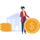 پیش‌نمایش فایل businesswoman-taking-loan-from-bank-4418017 از پک بانکداری