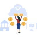 پیش‌نمایش فایل woman-doing-online-banking-4418016 از پک بانکداری