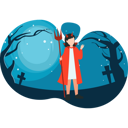 پیش‌نمایش فایل girl-in-scary-clothes-4424650 از پک هالووین