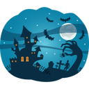پیش‌نمایش فایل spooky-halloween-castle-4424658 از پک هالووین