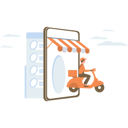 پیش‌نمایش فایل boy-going-on-scooter-for-online-delivery-4403314 از پک غذا