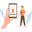 پیش‌نمایش فایل boy-online-drink-order-4403307 از پک غذا