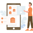 پیش‌نمایش فایل boy-using-online-food-application-4403304 از پک غذا