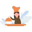 پیش‌نمایش فایل chef-serving-food-4403316 از پک غذا