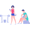 پیش‌نمایش فایل couple-doing-weight-lifting-together-4398553 از پک تناسب اندام