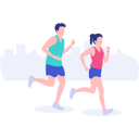 پیش‌نمایش فایل couple-jogging-together-4398569 از پک تناسب اندام
