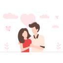پیش‌نمایش فایل boy-and-girl-looking-each-other-4431258 از پک روز ولنتاین