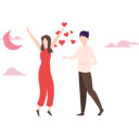 پیش‌نمایش فایل couple-celebrating-romantic-night-date-4431252 از پک روز ولنتاین