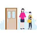 پیش‌نمایش فایل mother-and-child-outside-the-class-4430433 از پک مدرسه