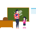پیش‌نمایش فایل preteen-saying-goodbye-to-teacher-4430435 از پک مدرسه