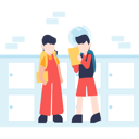 پیش‌نمایش فایل school-boys-talking-each-other-4430443 از پک مدرسه