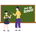 پیش‌نمایش فایل student-giving-rose-to-teacher-on-teachers-day-4430430 از پک مدرسه