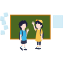 پیش‌نمایش فایل there-are-two-kids-waving-each-other-4430440 از پک مدرسه