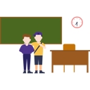 پیش‌نمایش فایل there-are-two-students-standing-in-the-classroom-4430432 از پک مدرسه