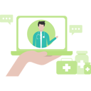 پیش‌نمایش فایل doctor-online-advising-medicines-4427235 از پک درمان آنلاین