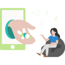 پیش‌نمایش فایل doctor-online-giving-medicines-4427244 از پک درمان آنلاین