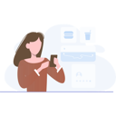 پیش‌نمایش فایل woman-ordering-meal-using-smartphone-app-4423110 از پک فعالیت روزانه