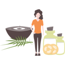 پیش‌نمایش فایل girl-using-ayurvedic-face-products-4418162 از پک زیبایی و اسپا