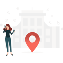 پیش‌نمایش فایل girl-outside-bank-location-4403324 از پک سرویس مکان‌یابی