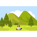 پیش‌نمایش فایل couple-sitting-on-field-and-enjoying-the-view-4425151 از پک طبیعت