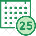 پیش‌نمایش فایل calendar-144 از پک ست کریسمس سبز
