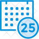 پیش‌نمایش فایل calendar-145 از پک ست آبی کریسمس