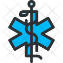پیش‌نمایش فایل caduceus-3 از پک مجموعه بزرگ پزشکی - آبی
