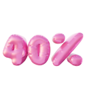 پیش‌نمایش فایل 40-percent-discount-balloon-5376251 از پک بالون متن