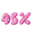 پیش‌نمایش فایل 45-percent-discount-balloon-5376253 از پک بالون متن