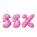 پیش‌نمایش فایل 55-percent-discount-balloon-5376255 از پک بالون متن