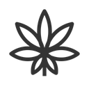 پیش‌نمایش فایل cannabis-5136215 از پک نمادها نسخه ۱