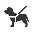 پیش‌نمایش فایل guide-dog-5136105 از پک نمادها نسخه ۱