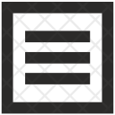 پیش‌نمایش فایل menu-bar-square-border از پک عناصر منو