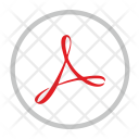 پیش‌نمایش فایل adobe-acrobat-pdf-round-label از پک Adobe Acrobat و فایل‌ها و وضعیت‌های PDF