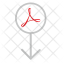پیش‌نمایش فایل download-arrow-down-pdf-acrobat از پک Adobe Acrobat و فایل‌ها و وضعیت‌های PDF