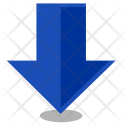 پیش‌نمایش فایل arrow-down-map-pointer-location از پک نشانگرهای نقشه