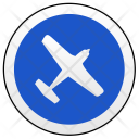 پیش‌نمایش فایل airplane-447 از پک Road Signs 