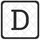 پیش‌نمایش فایل d-letter از پک Sign And Symbol 