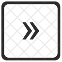 پیش‌نمایش فایل double-arrow-16 از پک Sign And Symbol 
