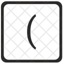 پیش‌نمایش فایل left-bracket از پک Sign And Symbol 