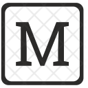 پیش‌نمایش فایل m-letter از پک Sign And Symbol 