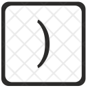 پیش‌نمایش فایل right-bracket از پک Sign And Symbol 