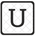 پیش‌نمایش فایل u-letter از پک Sign And Symbol 