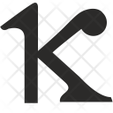 پیش‌نمایش فایل kappa-1 از پک Greek Letters 