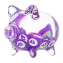 پیش‌نمایش فایل audio-clear-glass-piggy-bank-with-decreasing-piles-of-crypto-coins-8090937 از پک قلک شیشه‌ای با سکه‌های رمزارزی، جلد ۱