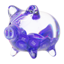 پیش‌نمایش فایل band-clear-glass-piggy-bank-with-decreasing-piles-of-crypto-coins-8090929 از پک قلک شیشه‌ای با سکه‌های رمزارزی، جلد ۱