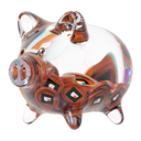 پیش‌نمایش فایل bico-clear-glass-piggy-bank-with-decreasing-piles-of-crypto-coins-8090935 از پک قلک شیشه‌ای با سکه‌های رمزارزی، جلد ۱