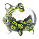 پیش‌نمایش فایل bit-clear-glass-piggy-bank-with-decreasing-piles-of-crypto-coins-8091155 از پک قلک شیشه‌ای با سکه‌های رمزارزی، جلد ۱