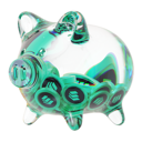 پیش‌نمایش فایل comp-clear-glass-piggy-bank-with-decreasing-piles-of-crypto-coins-8091149 از پک قلک شیشه‌ای با سکه‌های رمزارزی، جلد ۱