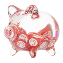پیش‌نمایش فایل cspr-clear-glass-piggy-bank-with-decreasing-piles-of-crypto-coins-8091151 از پک قلک شیشه‌ای با سکه‌های رمزارزی، جلد ۱